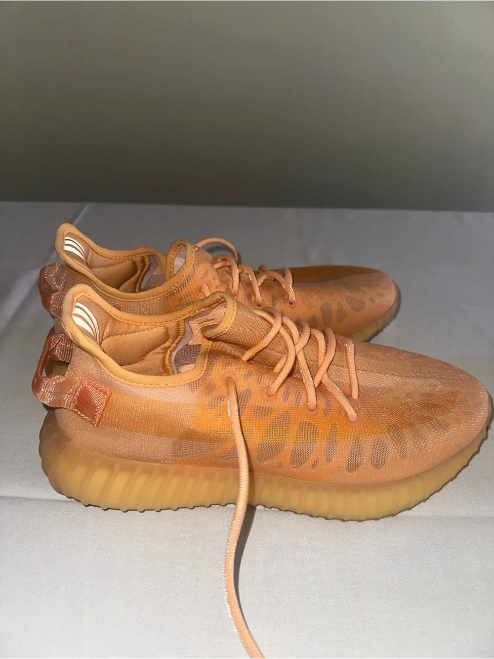 Yeezy Boost 350 V2 Orange/Peach Athletic Sneakers
